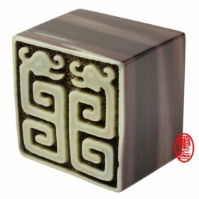 玉璽宮廟印章--夾板凍石印章