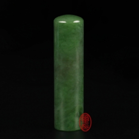 寶石印章-碧玉印章(圓素章)